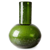 HKliving  Green Glass Blown Vase M