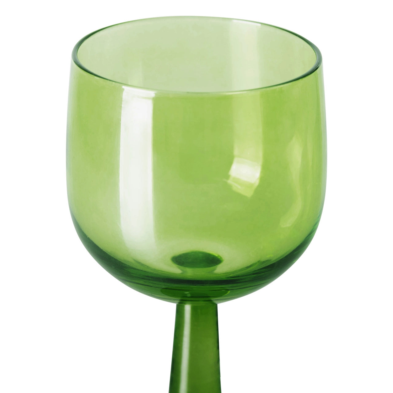 HKliving Wine Glass Tall Lime Green (set of 4)