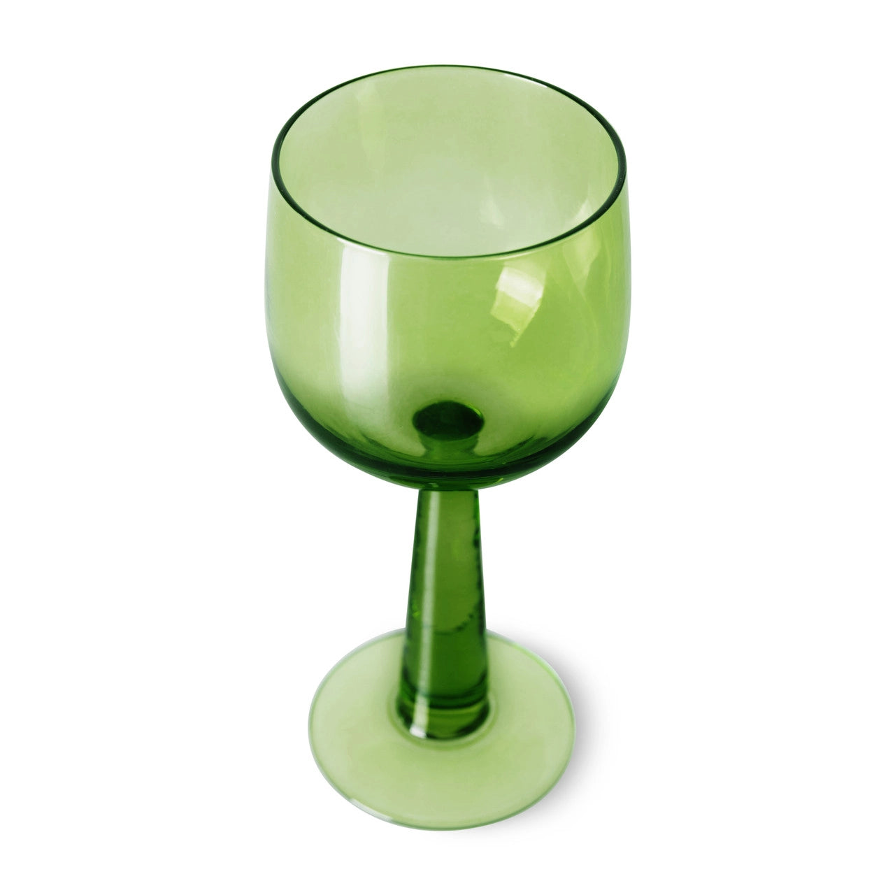 HKliving Wine Glass Tall Lime Green (set of 4)
