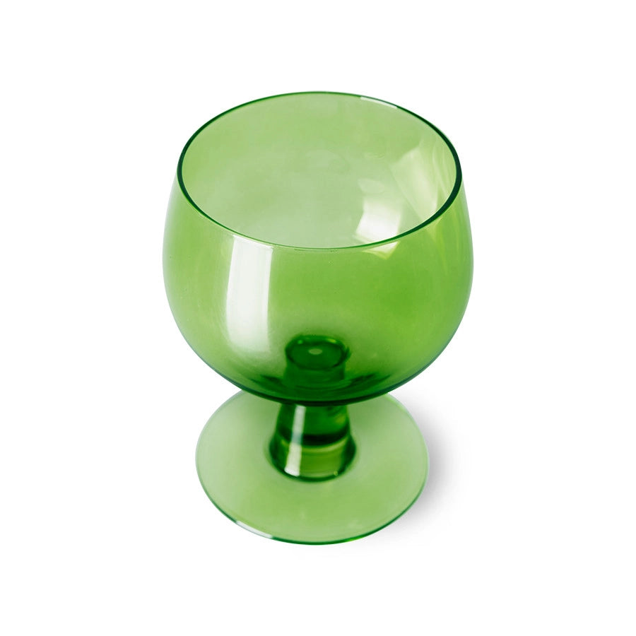HKliving Wine Glass Low Lime Green (set of 4)