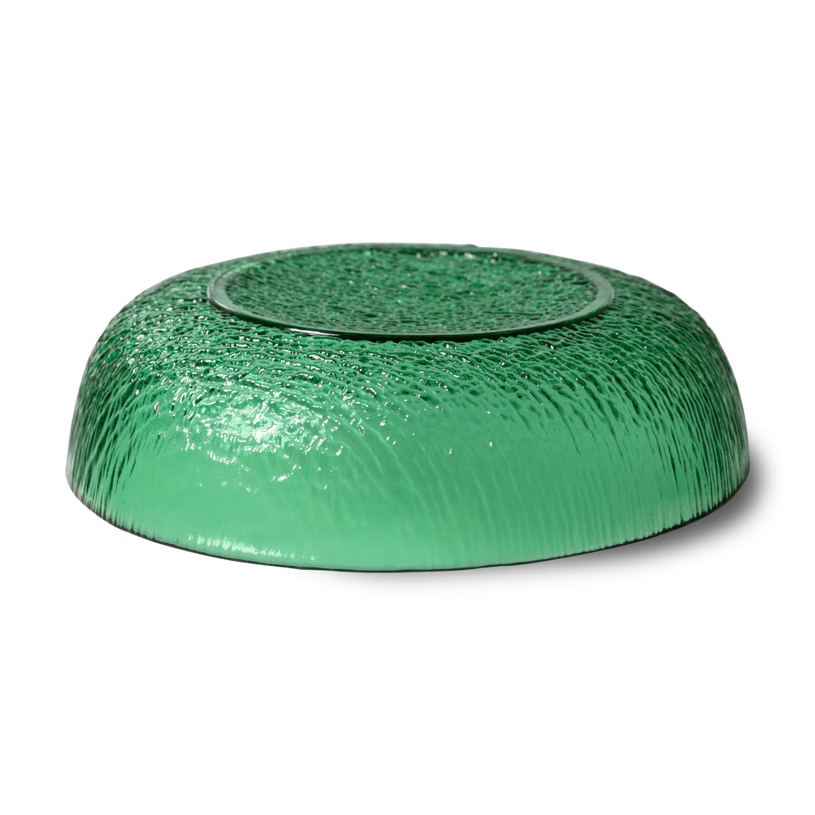 HKliving Glass Salad Bowl Green