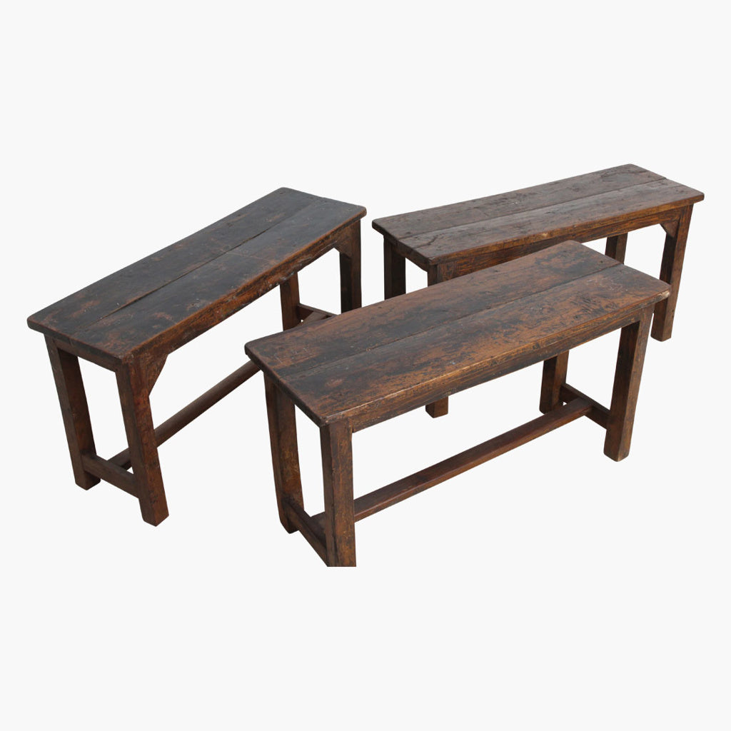 Teak School Bench
