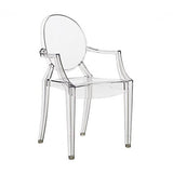 Philippe Starck Style Louis Ghost Arm Chair - Clear