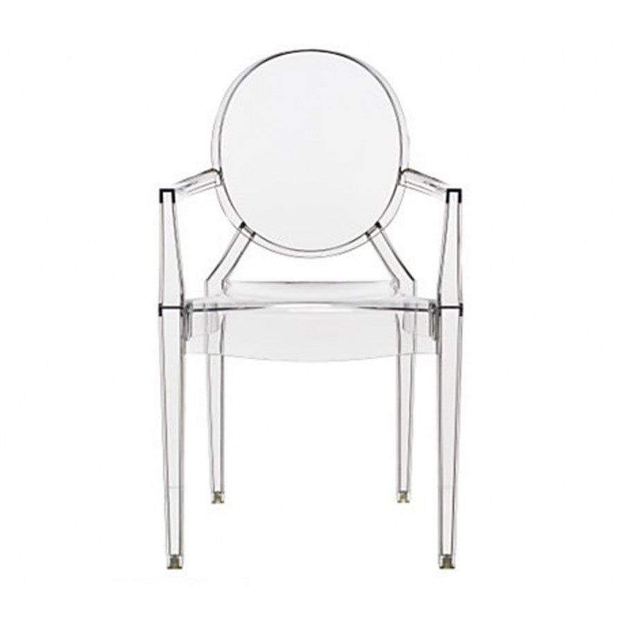 Philippe Starck Style Louis Ghost Arm Chair - Clear