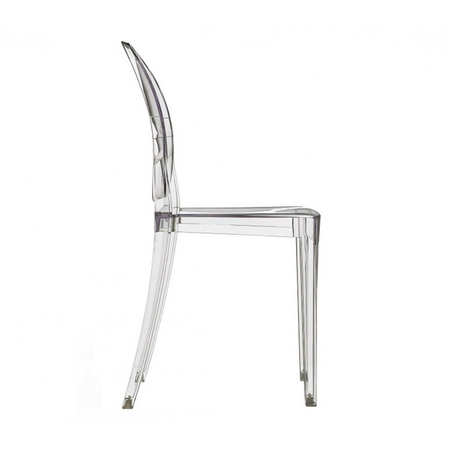 Philippe Starck Style Ghost Victoria Side Chair - Clear