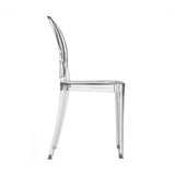 Philippe Starck Style Ghost Victoria Side Chair - Clear