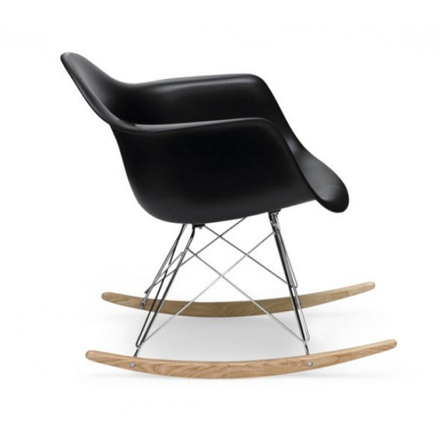 Iconic RAR Style Rocking Chair - Black