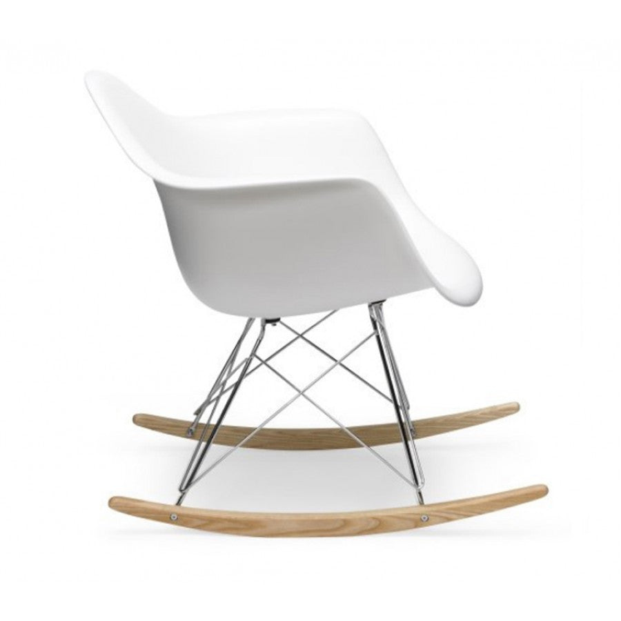 Iconic RAR Style Rocking Chair - White