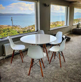 WDW White Dining Table 110 cm - Inspired By Designs of Charles & Ray Eames