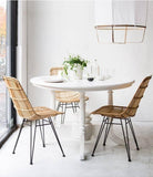 HKliving Rattan Dining Chair Natural