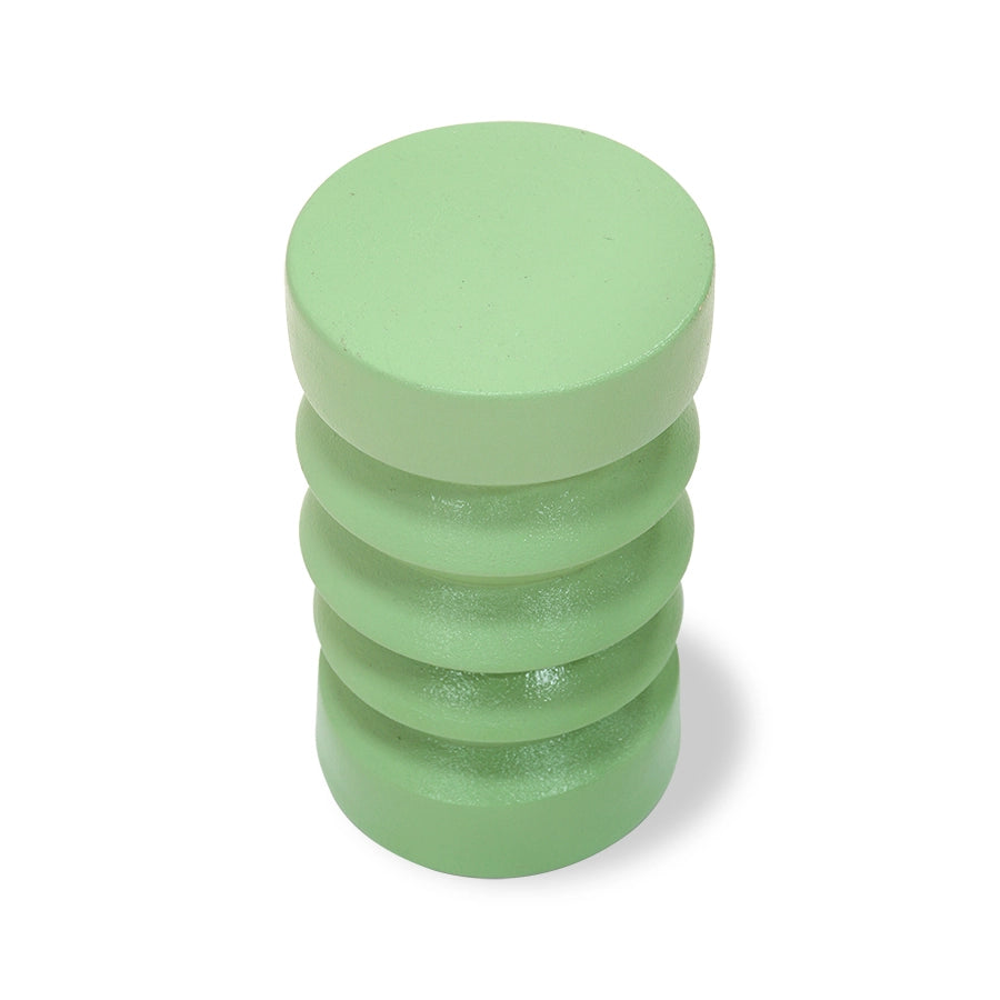 HKliving Stoneware Side Table Green