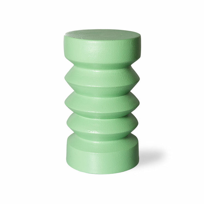 HKliving Stoneware Side Table Green