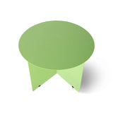 HKliving Metal Side Table Round Fern Green