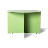 HKliving Metal Side Table Round Fern Green