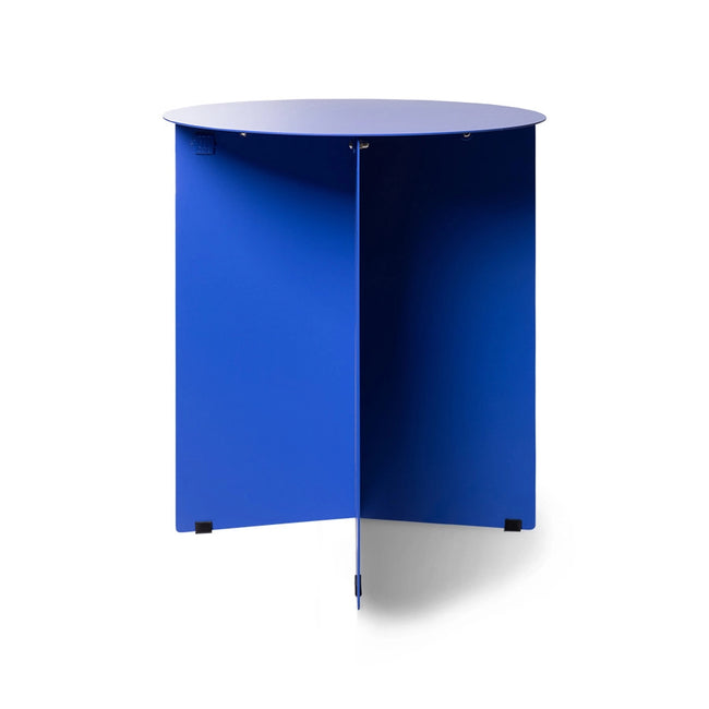 HKliving  Metal Side Table Round Cobalt