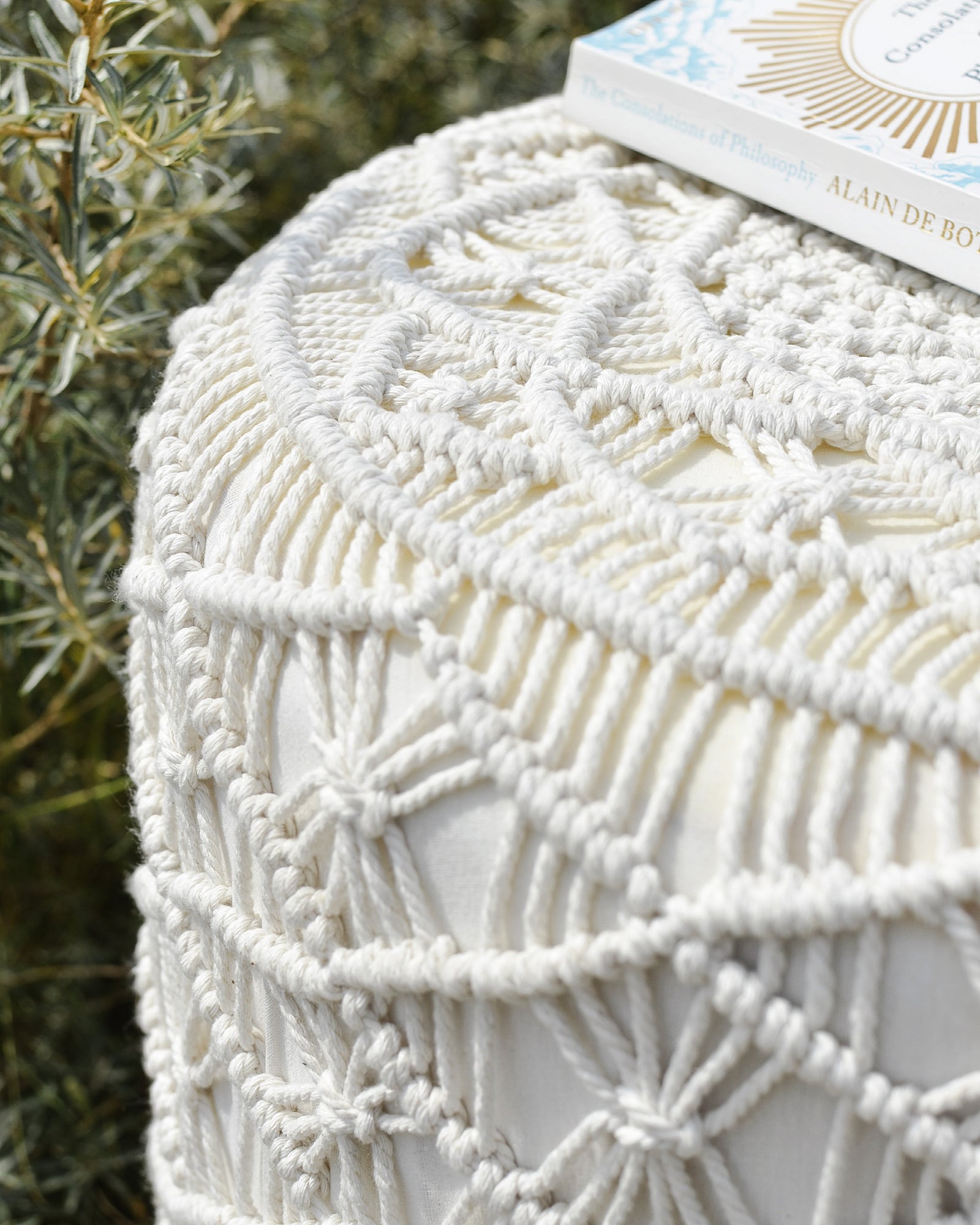Macrame Pouf