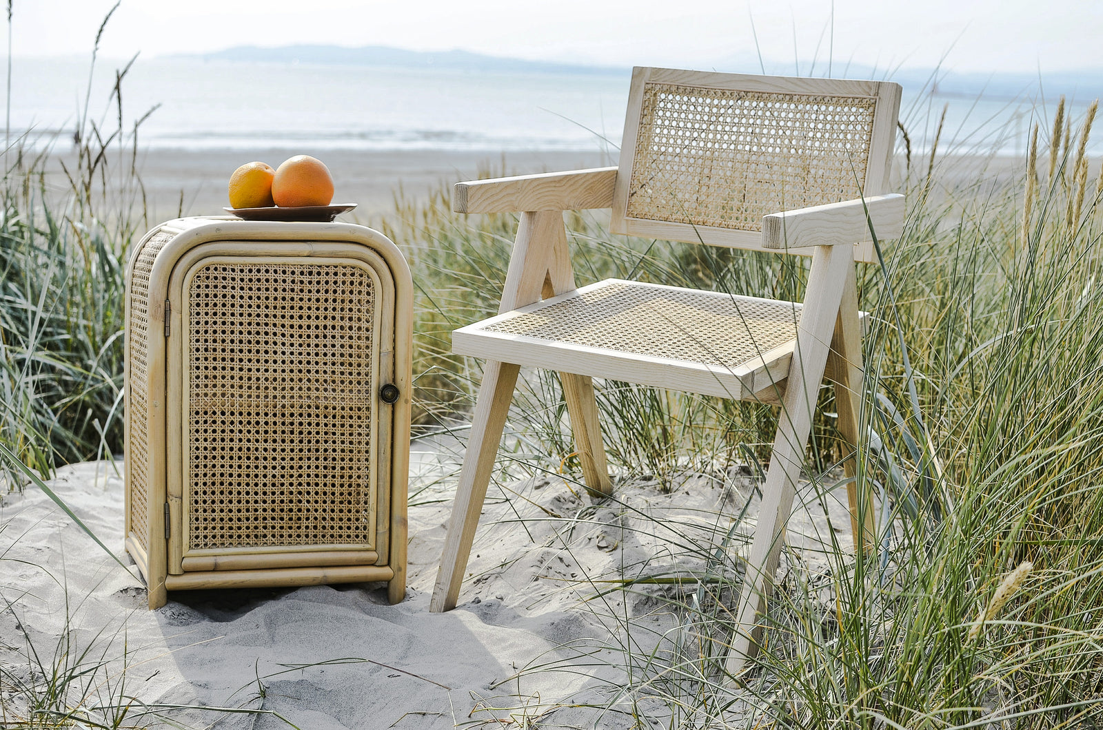 Pierre Jeanneret Style Chair Natural