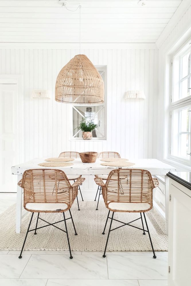 HKliving Rattan Tub Chair Natural
