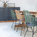 HKliving Rattan Tub Chair Natural