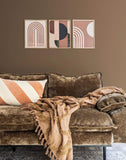HKliving Retro Sofa 3-Seats Velvet Corduroy Aged Gold