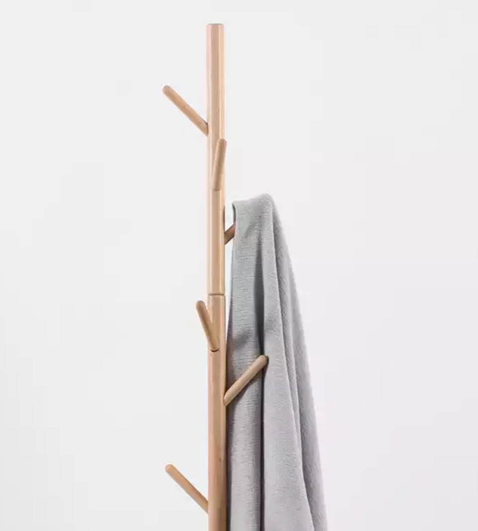 Standing Wooden Coat Hanger