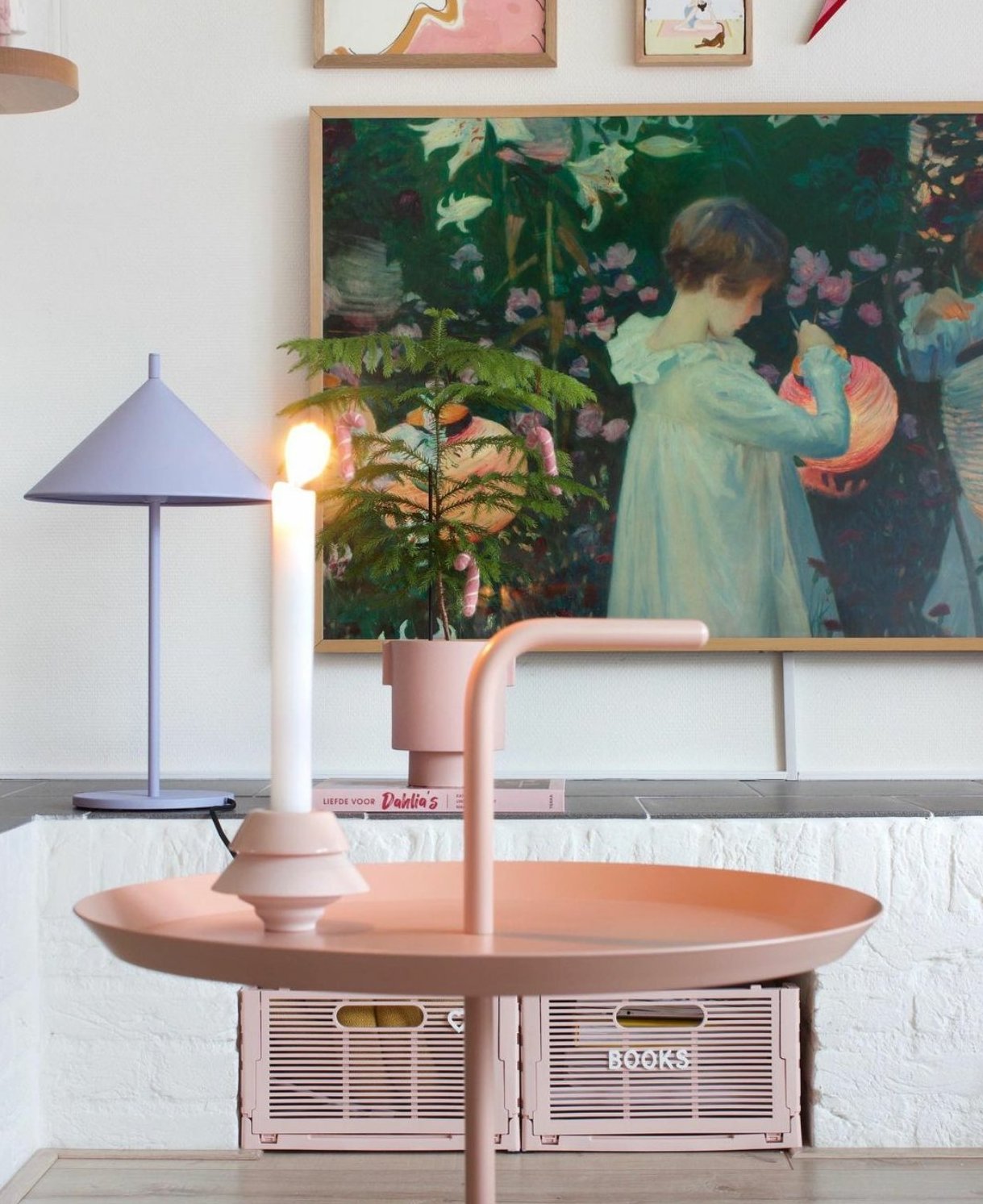 DLM Side Table Pink