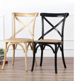 Crossback Chair Black / Natural