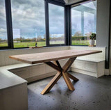 Solid Oak Dining Table / Star Frame / Strachel A.F.