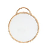Round Bamboo Mirror