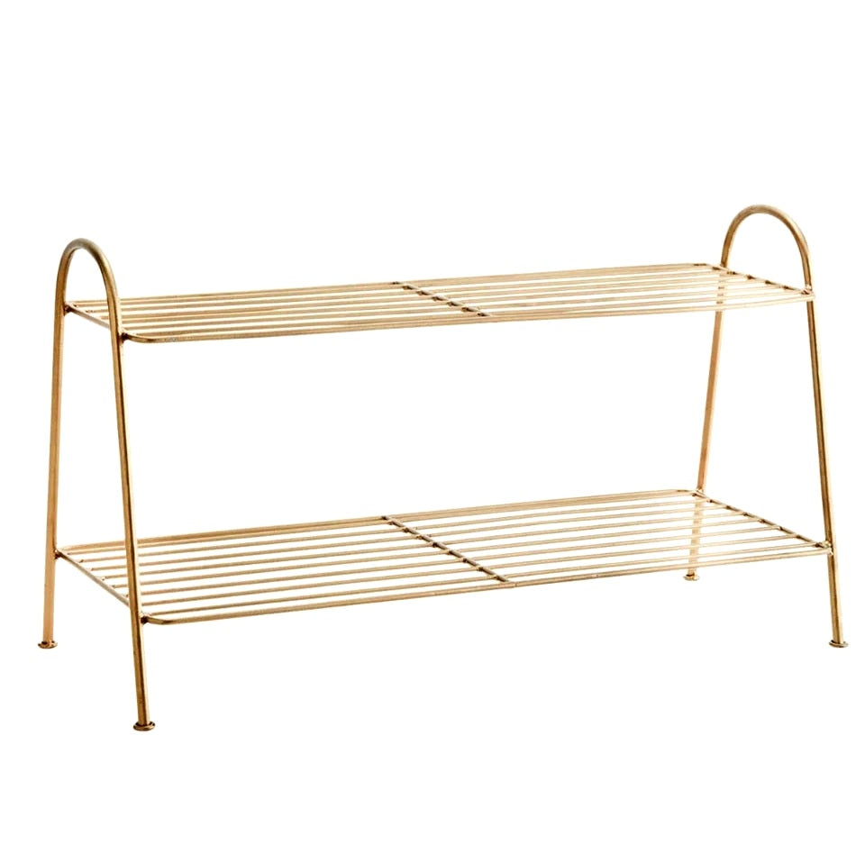 Iron Shoe Rack Two Tier