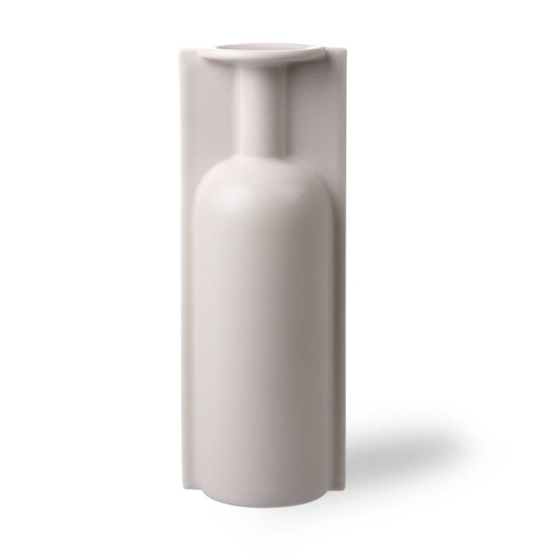 HKliving Mold Shape Flower Vase L Matt Skin