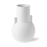 HKliving Matt White Vase Small