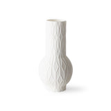 HKliving Matt White Porcelain Vases (set of 4)