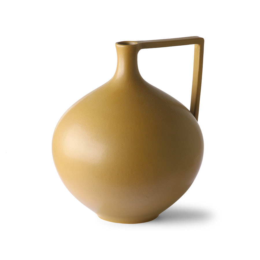 HKliving Ceramic Jar Mustard