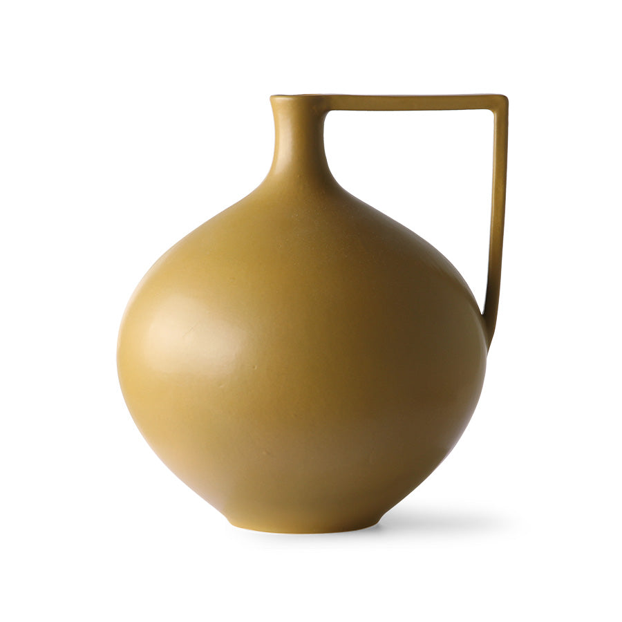 HKliving Ceramic Jar Mustard