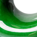 HKliving Ceramic Sculpture Glossy Green