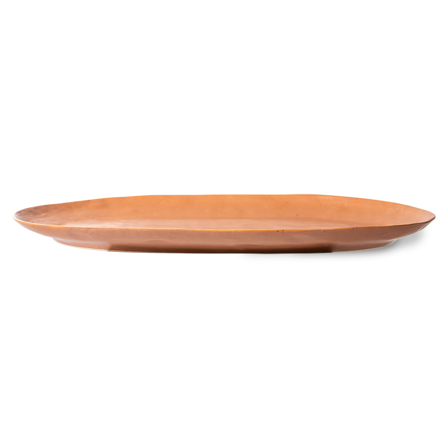 HKliving Organic Serving Tray Brown