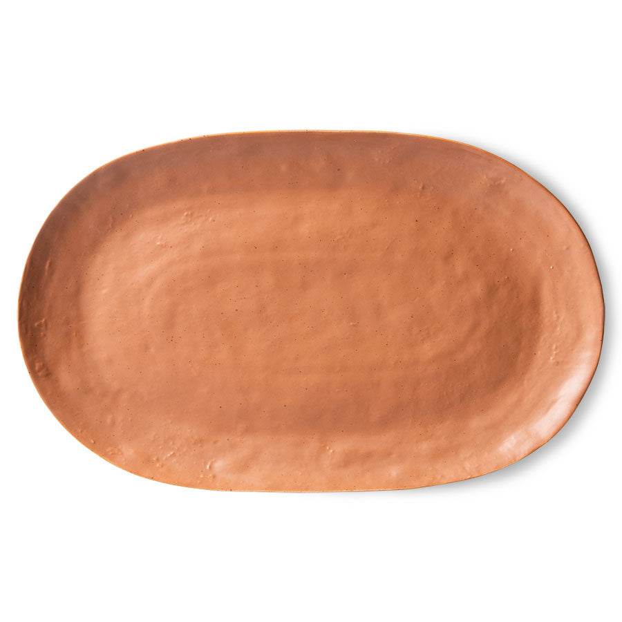 HKliving Organic Serving Tray Brown