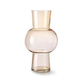 HKliving Glass Flower Vase M Peach