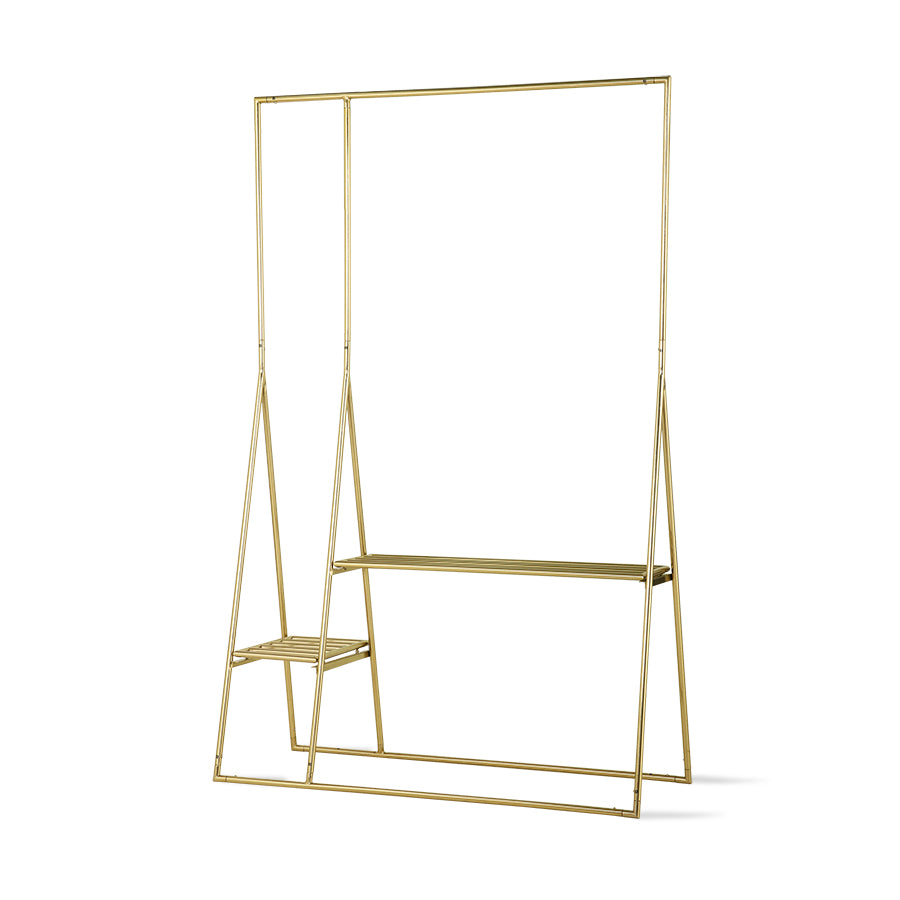 HKliving Brass Clothing Rack Brass