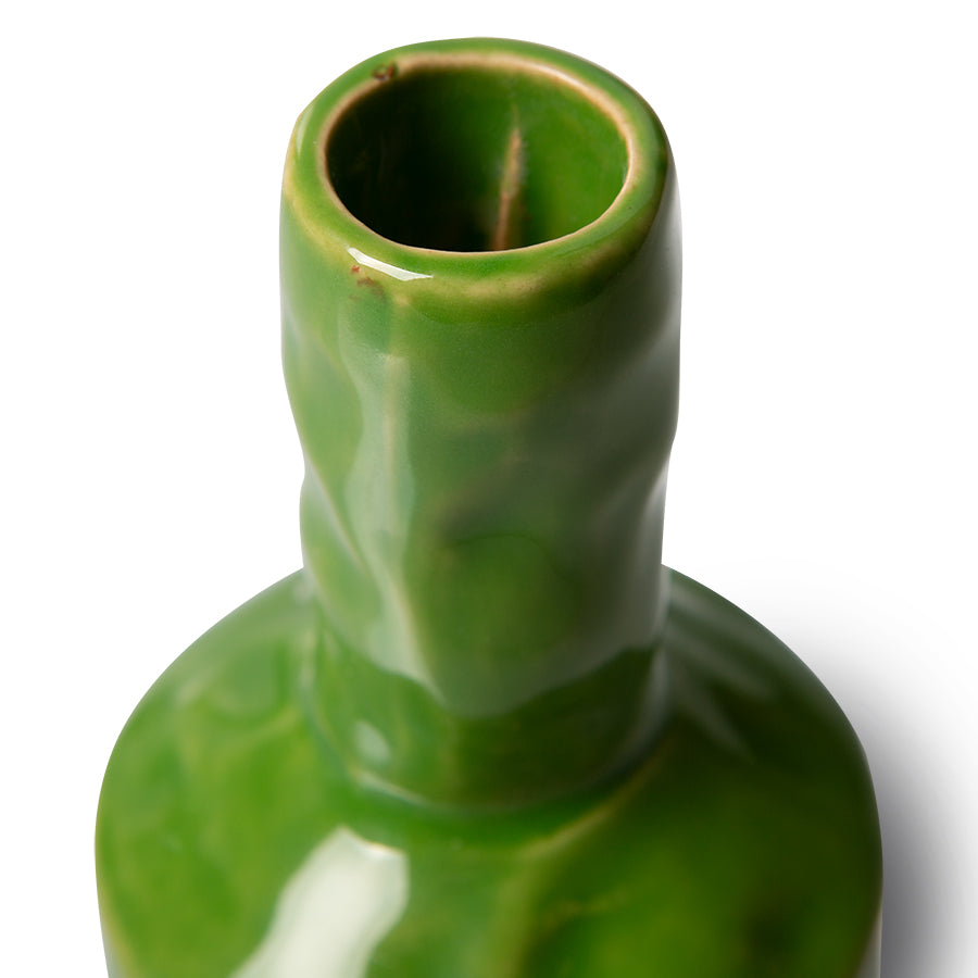 HKliving Ceramic Candle Holder S Lime Green