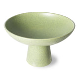 HKliving Ceramic Bowl On Base M Pistachio