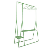 HKliving Brass Clothing Rack Fern Green