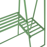 HKliving Brass Clothing Rack Fern Green