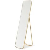 HKliving Standing Floor Mirror Brass