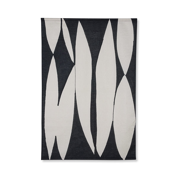 HKliving Abstract wall Chart Black/White
