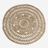 Round Jute Braided Rug