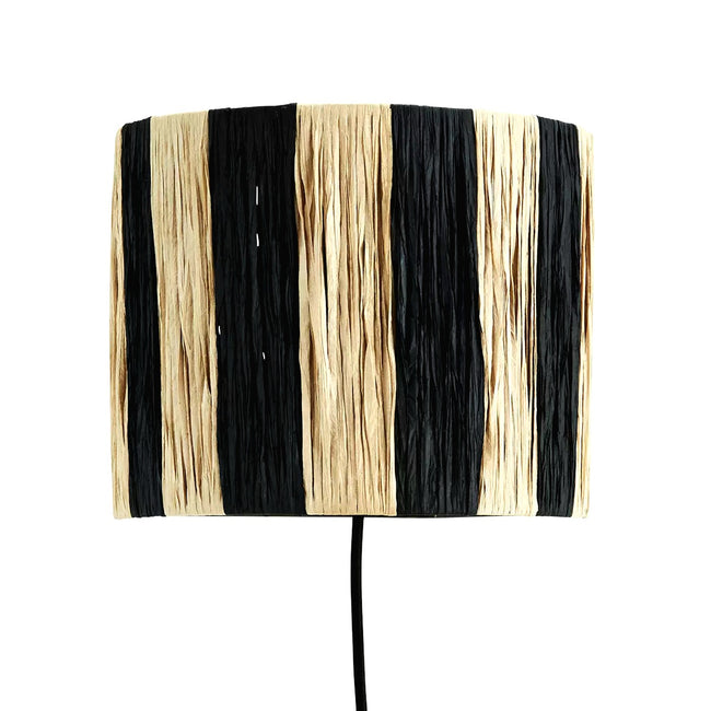 Raffia Wall Lamp - Madam Stoltz