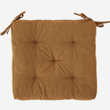 Striped Cotton Seat Pad Sugar, Almond, Black  Madam Stoltz