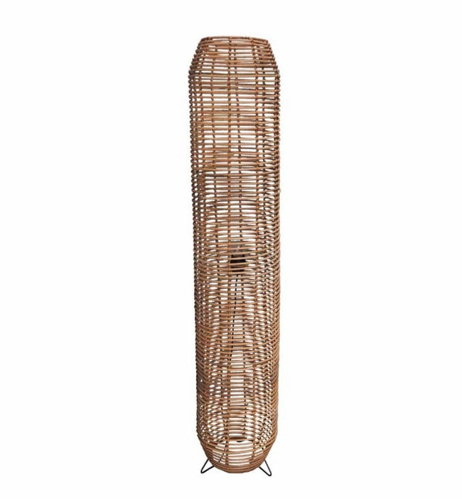 Rattan Floor Lamp Vannes Tall